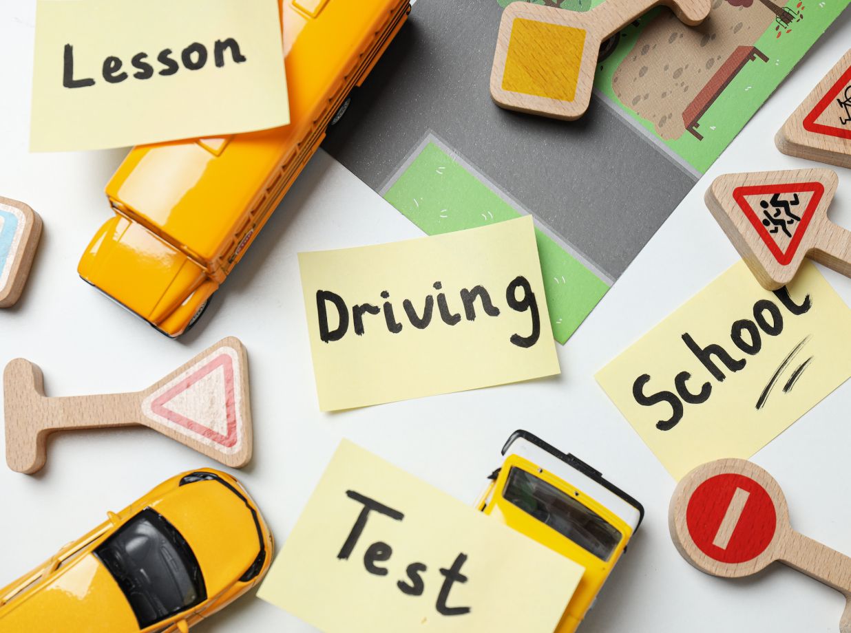 Driving School Illustration